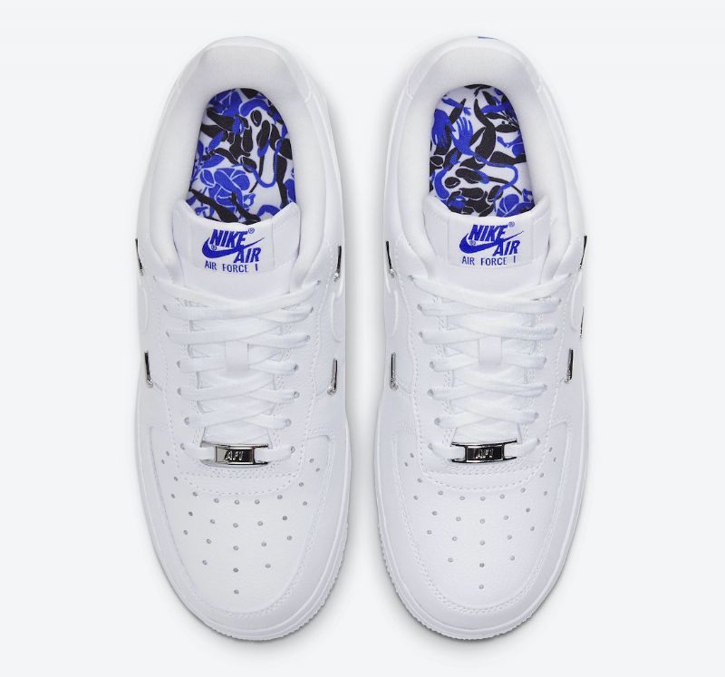 Nike Air Force 1 Lx Férfi / Női Alkalmi Fehér / Hiper Királyi Fekete