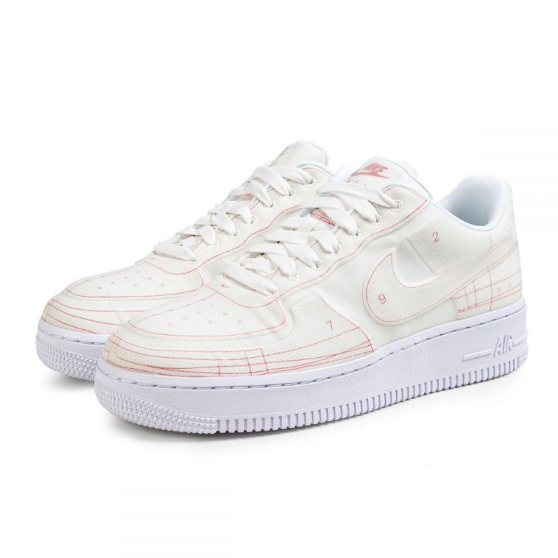 Nike Air Force 1 Lx Női Alkalmi Fehér / Summit / Egyetem Vörös