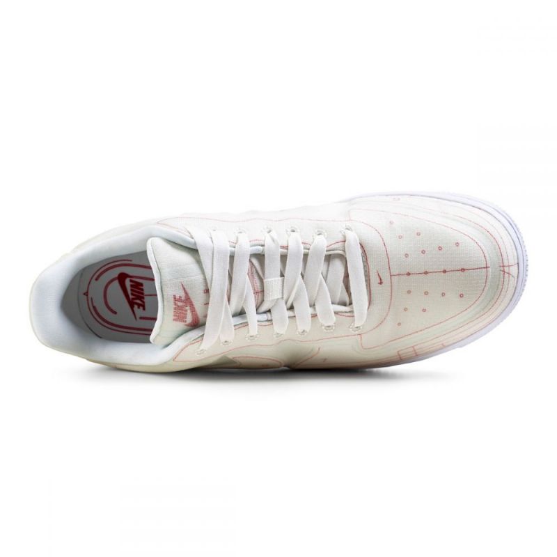 Nike Air Force 1 Lx Női Alkalmi Fehér / Summit / Egyetem Vörös