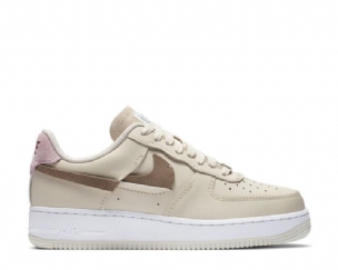 Nike Air Force 1 Lxx Férfi / Női Alkalmi Lt Orewood Brn / Olive Szürke-lt Arctic Rózsaszín