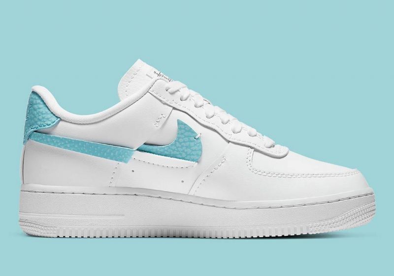 Nike Air Force 1 Lxx Jellemzők Férfi/női Alkalmi Fehér/rózsaszín Emelkedő-fehérített Aqua