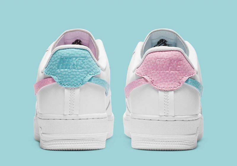 Nike Air Force 1 Lxx Jellemzők Férfi/női Alkalmi Fehér/rózsaszín Emelkedő-fehérített Aqua