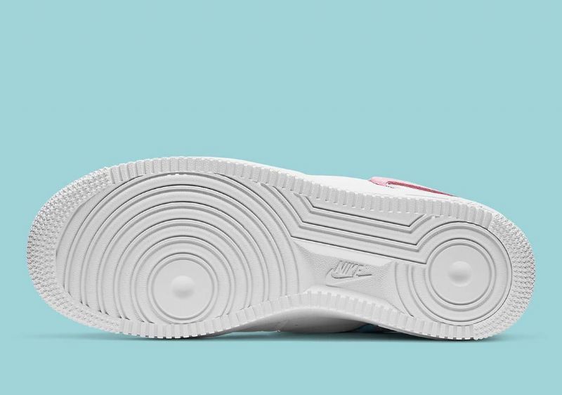 Nike Air Force 1 Lxx Jellemzők Férfi/női Alkalmi Fehér/rózsaszín Emelkedő-fehérített Aqua