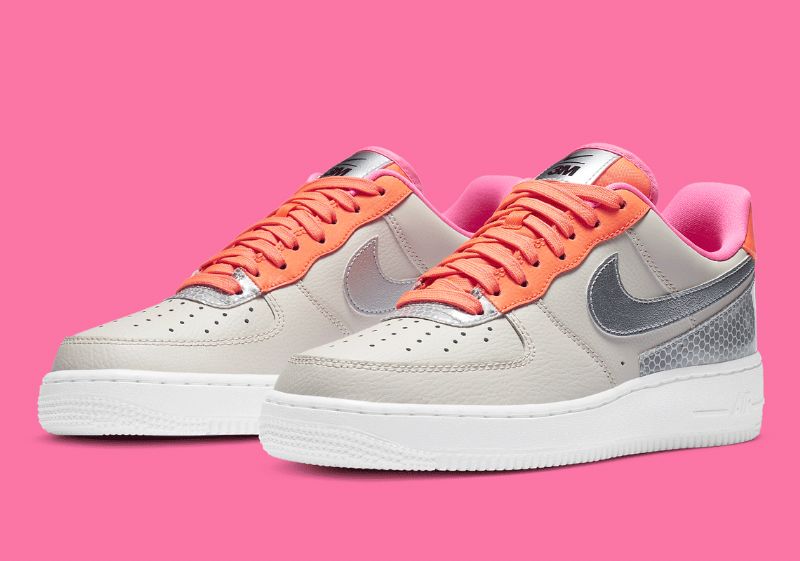 Nike Air Force 1 Női Alkalmi Világos Orewood Barna / Ezüst