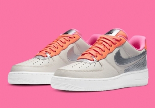 Nike Air Force 1 Női Alkalmi Világos Orewood Barna / Ezüst