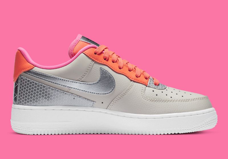 Nike Air Force 1 Női Alkalmi Világos Orewood Barna / Ezüst