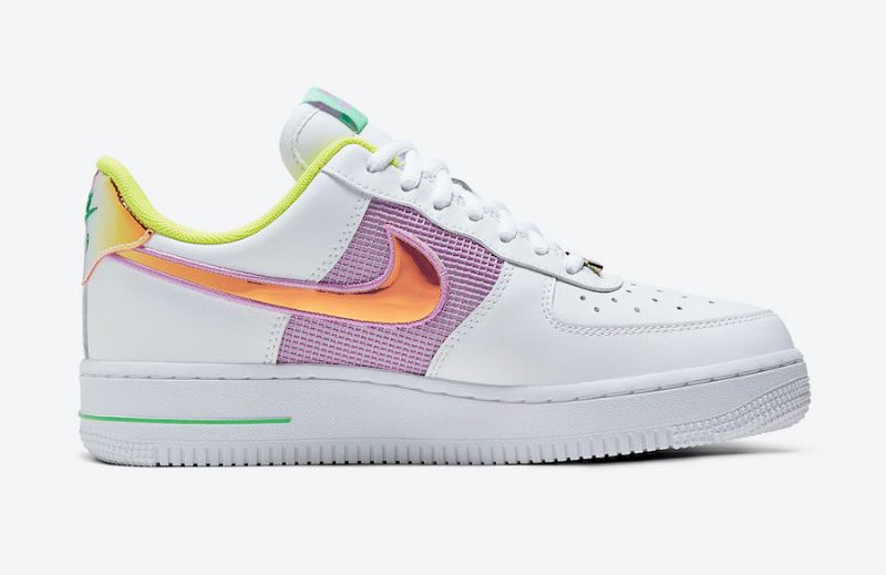 Nike Air Force 1 Pasztell Női Alkalmi Fehér Többszínű