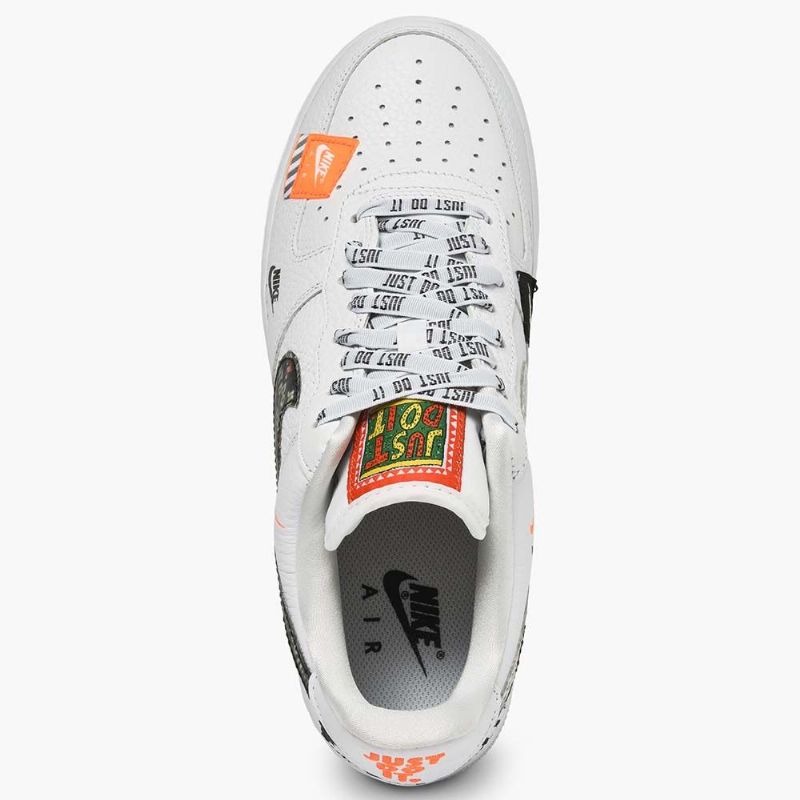 Nike Air Force 1 Premium Fehér Férfi / Női Alkalmi / Fehér-fekete-teljes Narancs