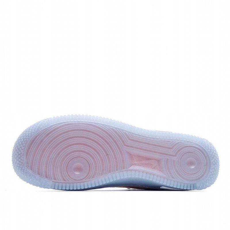 Nike Air Force 1 React Qs Férfi/női Alkalmi Fehér Fény Bone Sail Egyetem Vörös