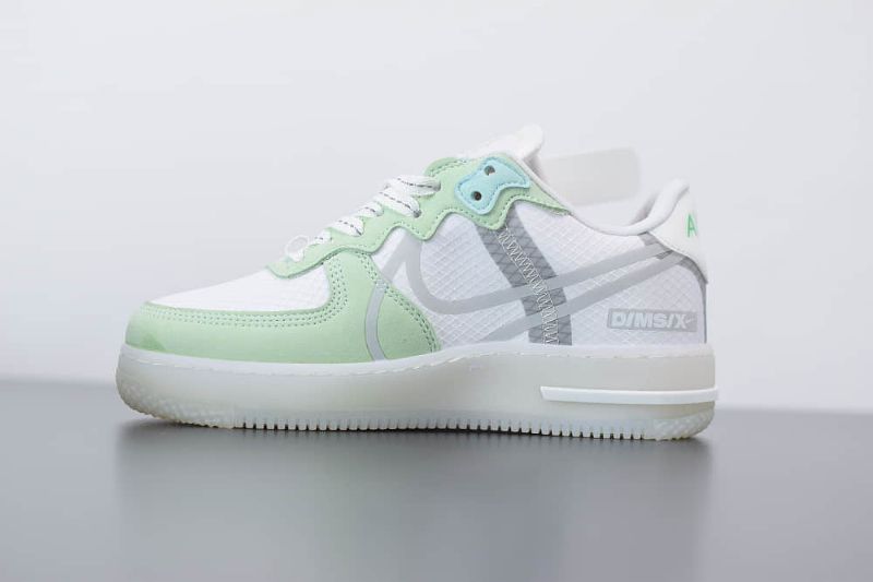 Nike Air Force 1 React Qs Férfi / Női Alkalmi Fehér / Könnyű / Sail-rush Jég