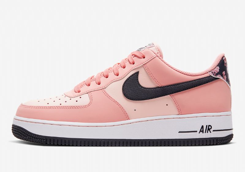 Nike Air Force 1 Rózsaszín Kvarc Női Alkalmi Fehérfekete Kvarcgalaktikus Jáde