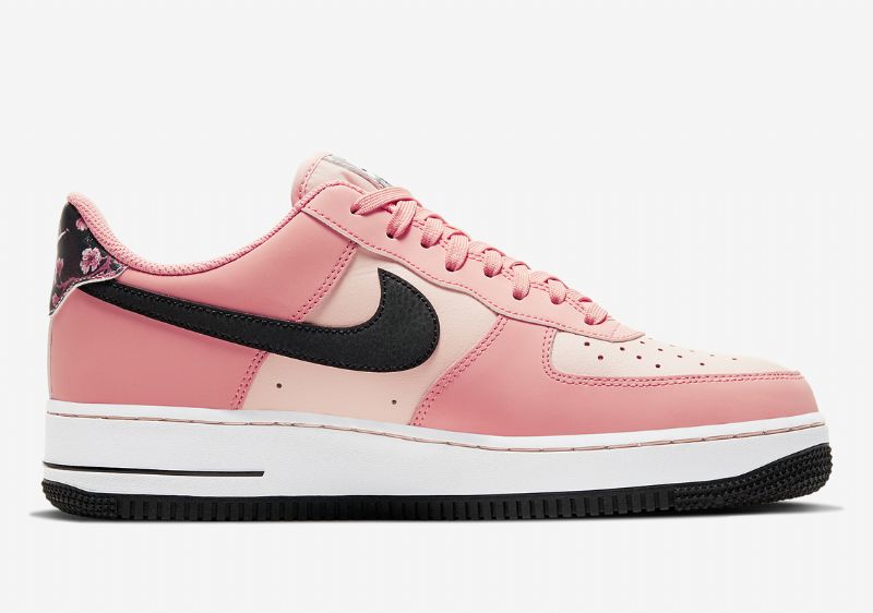 Nike Air Force 1 Rózsaszín Kvarc Női Alkalmi Fehérfekete Kvarcgalaktikus Jáde