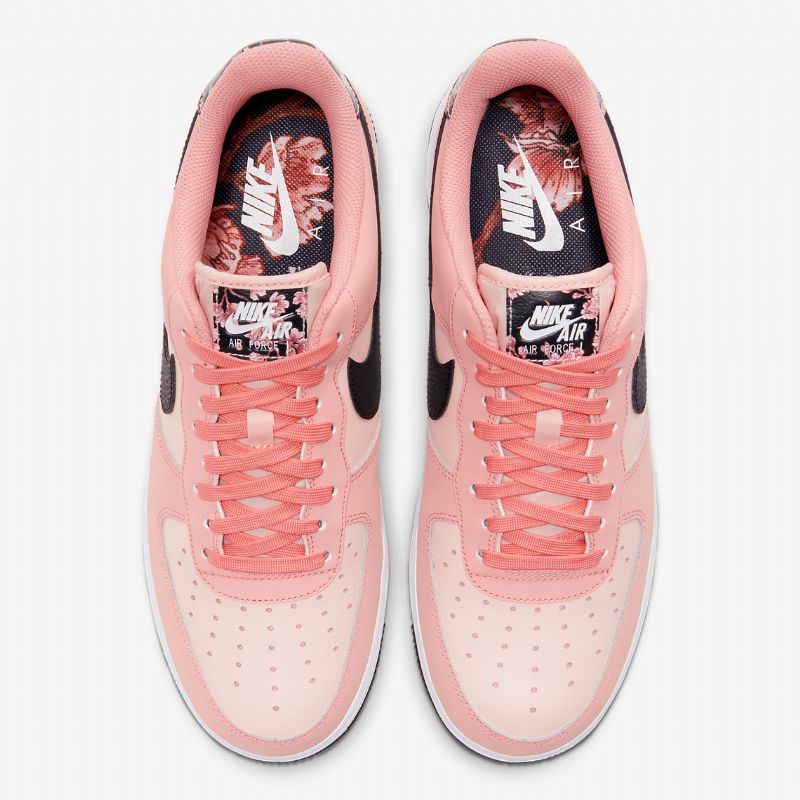 Nike Air Force 1 Rózsaszín Kvarc Női Alkalmi Fehérfekete Kvarcgalaktikus Jáde