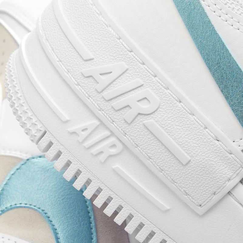 Nike Air Force 1 Shadow Férfi/női Alkalmi Fehérvast Szürkeuniversity Goldglacier Ice