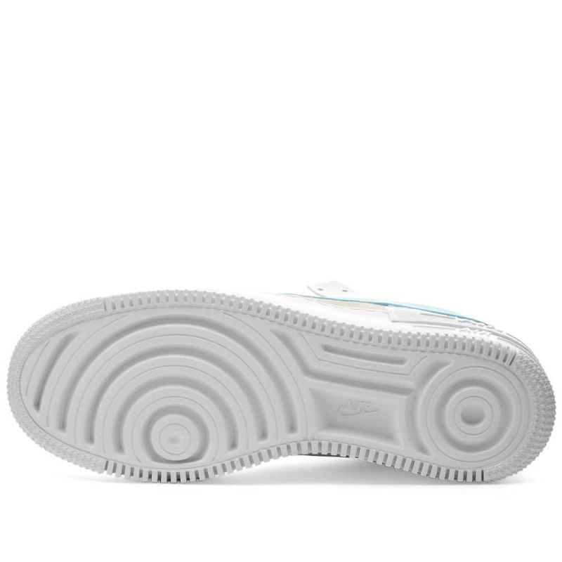 Nike Air Force 1 Shadow Férfi/női Alkalmi Fehérvast Szürkeuniversity Goldglacier Ice