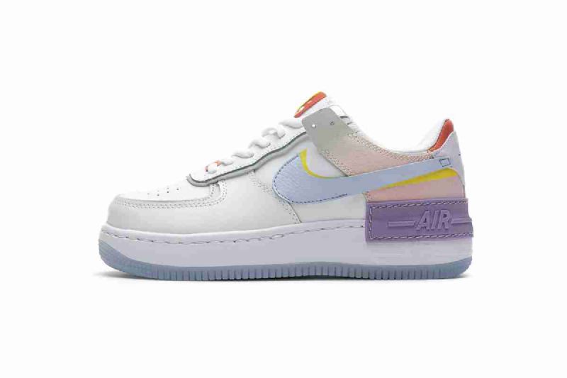 Nike Air Force 1 Shadow Női Alkalmi Fehér Hidrogénkék