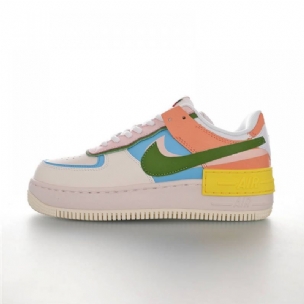 Nike Air Force 1 Shadow Női Alkalmi Fehér / Narancssárga / Zöld