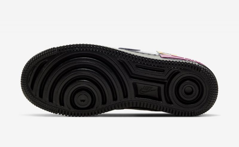 Nike Air Force 1 Shadow Női Alkalmi Fekete / Limelight / Cosmic Fukszia / Fehér
