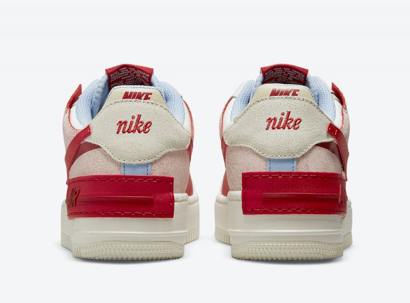 Nike Air Force 1 Shadow Női Alkalmi Summit Fehér / Egyetem Vörös / Piros