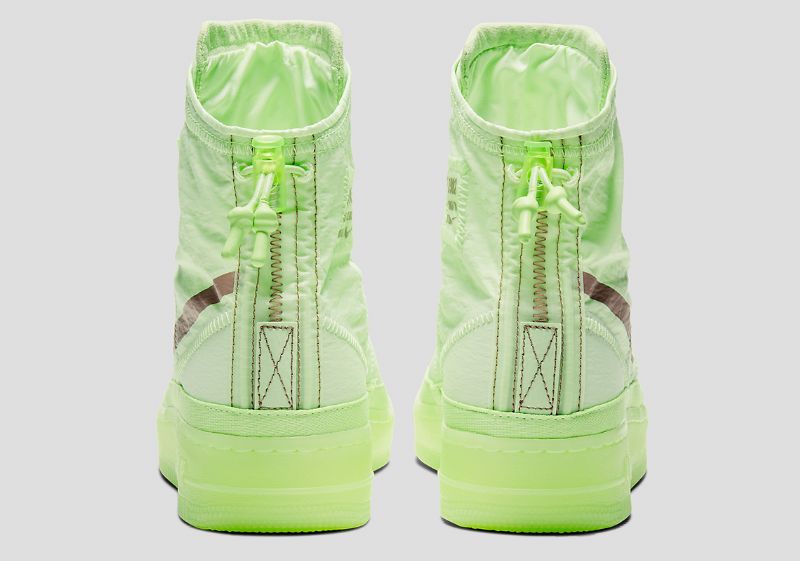 Nike Air Force 1 Shell Férfi/női Alkalmi Alig Volt Sivatagi Por Zöld