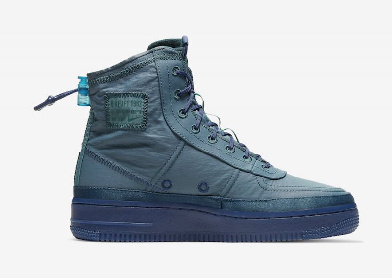 Nike Air Force 1 Shell Férfi/női Alkalmi Éjféli Türkiz
