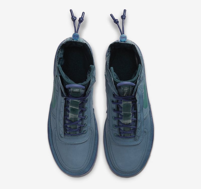 Nike Air Force 1 Shell Férfi/női Alkalmi Éjféli Türkiz