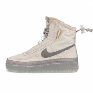 Nike Air Force 1 Shell Férfi / Női Alkalmi Sivatagi Homok / Légköri Szürke Luc Aura