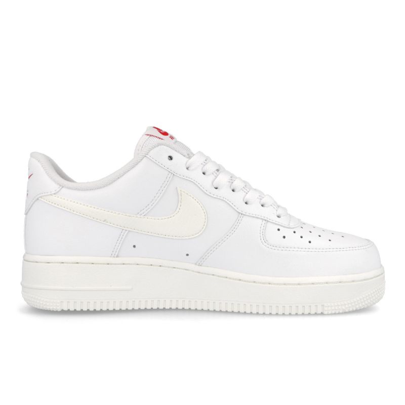 Nike Air Force 1 Valentin-nap Férfi / Női Alkalmi Fehér / Vitorla / Egyetemi Piros