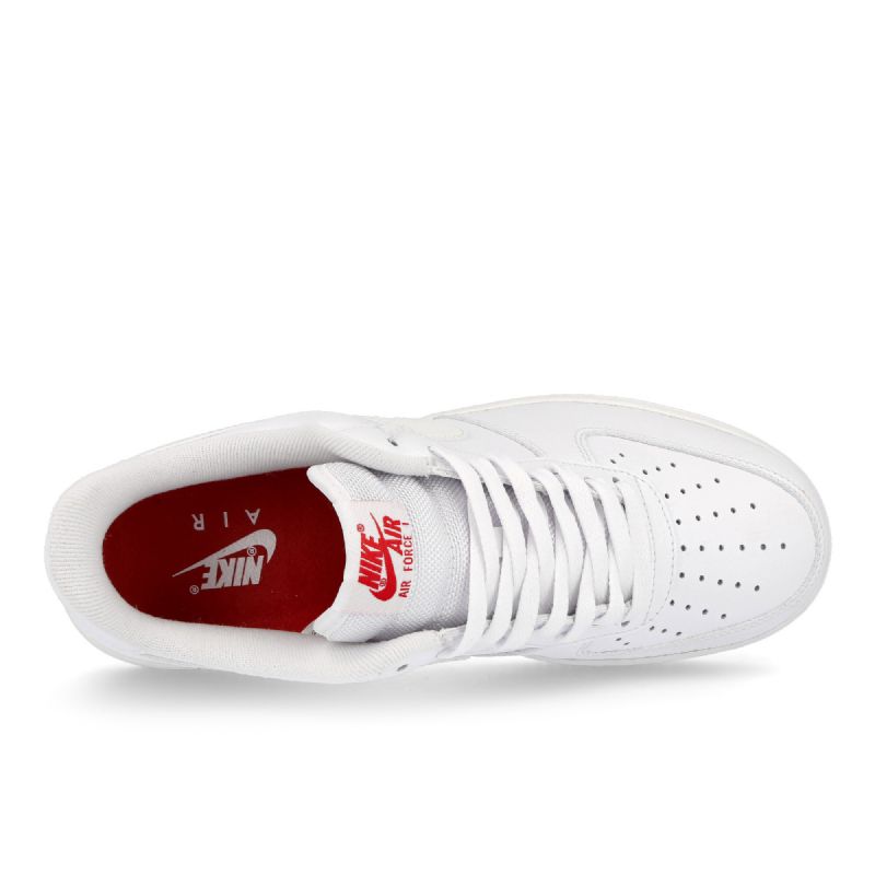 Nike Air Force 1 Valentin-nap Férfi / Női Alkalmi Fehér / Vitorla / Egyetemi Piros