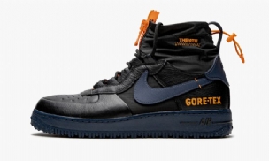 Nike Air Force 1 Wtr Gore-tex Férfi Alkalmi Fekete / Thunder Kék