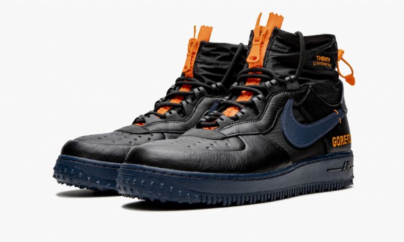 Nike Air Force 1 Wtr Gore-tex Férfi Alkalmi Fekete / Thunder Kék