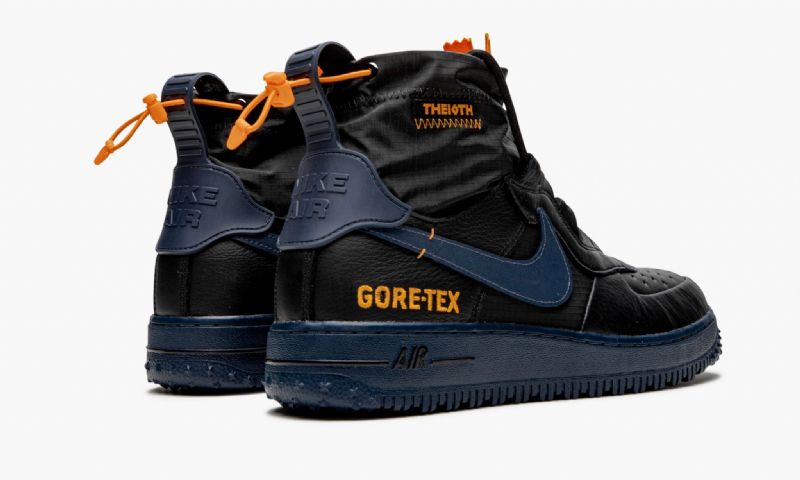Nike Air Force 1 Wtr Gore-tex Férfi Alkalmi Fekete / Thunder Kék