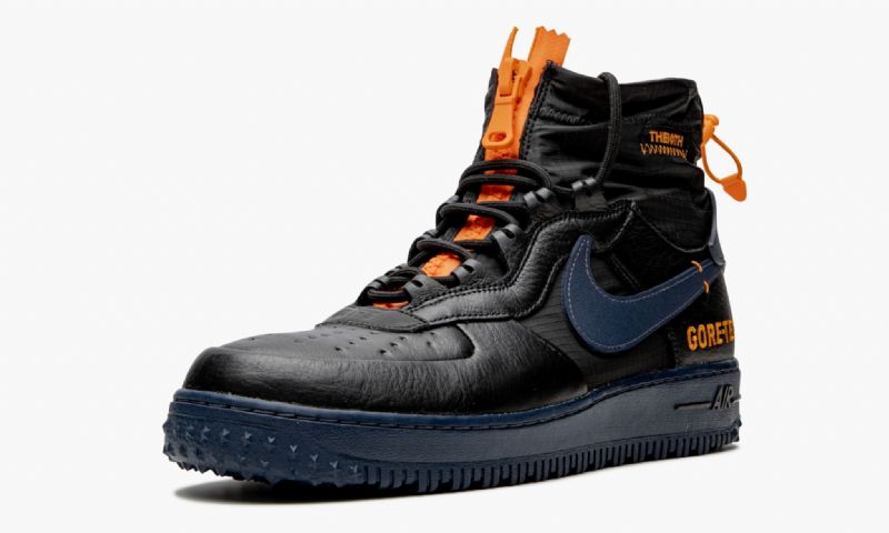 Nike Air Force 1 Wtr Gore-tex Férfi Alkalmi Fekete / Thunder Kék