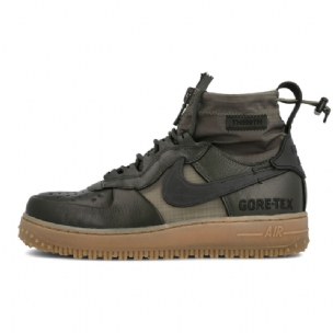 Nike Air Force 1 Wtr Gore-tex Férfi Alkalmi Sequoia / Fekete-közepes Olíva-gumi Barnával