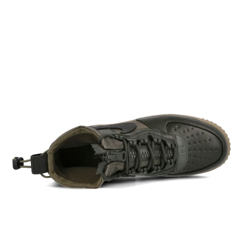 Nike Air Force 1 Wtr Gore-tex Férfi Alkalmi Sequoia / Fekete-közepes Olíva-gumi Barnával