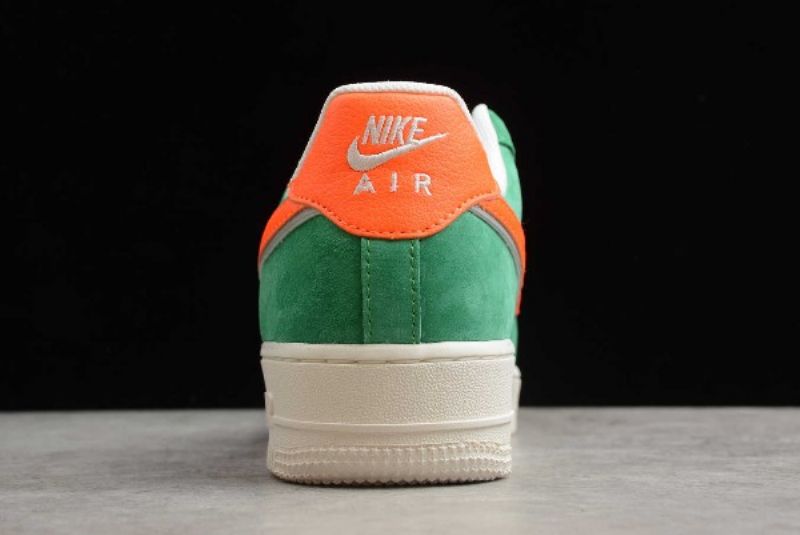 Nike Air Force 107 Férfi/női Alkalmi Zöld Narancssárga Fehér