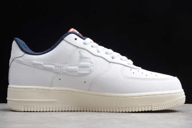 Nike Air Force 107 Low Férfi / Női Alkalmi Fehér / Kék / Egyetemi Piros