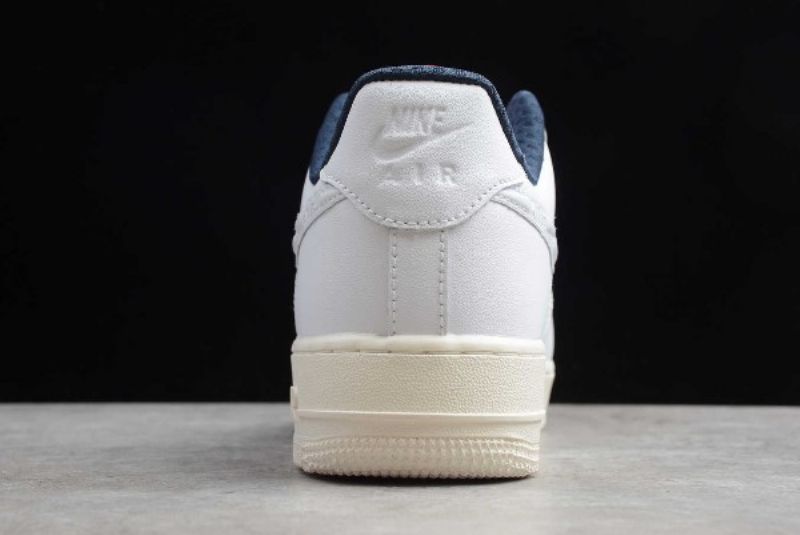 Nike Air Force 107 Low Férfi / Női Alkalmi Fehér / Kék / Egyetemi Piros