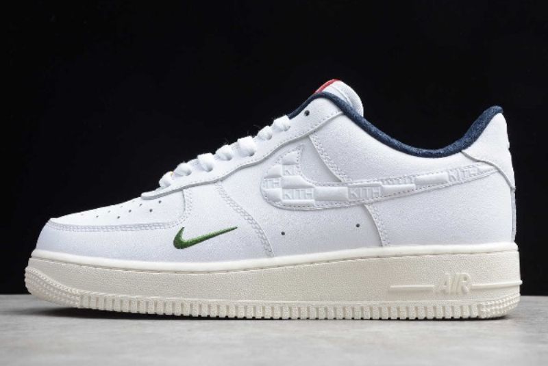 Nike Air Force 107 Low Férfi / Női Alkalmi Fehér / Kék / Egyetemi Piros