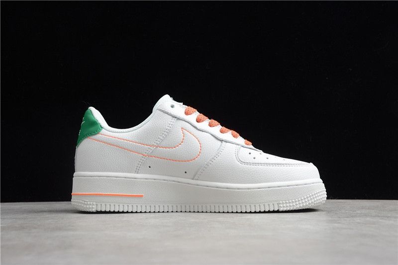 Nike Air Force 107 Női Alkalmi Fehér Narancssárga Zöld