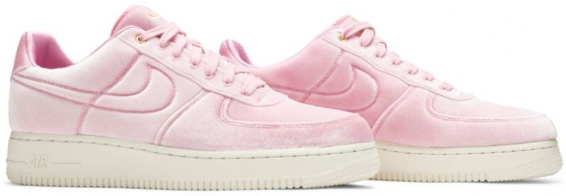 Nike Air Force 107 Premium Af1 Női Alkalmi Rózsaszín Velúr