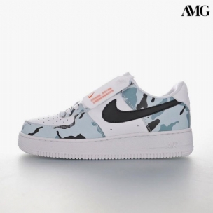 Nike Air Force Low Férfi Alkalmi Fehér / Camo / Fekete