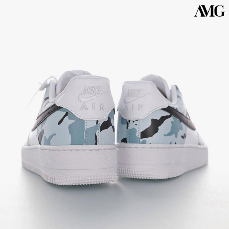 Nike Air Force Low Férfi Alkalmi Fehér / Camo / Fekete