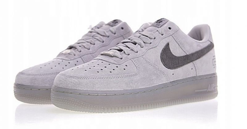 Nike Air Force1 Reigning Champ Férfi/női Alkalmi Szürke