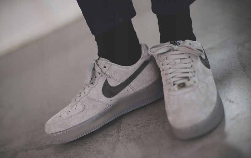 Nike Air Force1 Reigning Champ Férfi/női Alkalmi Szürke