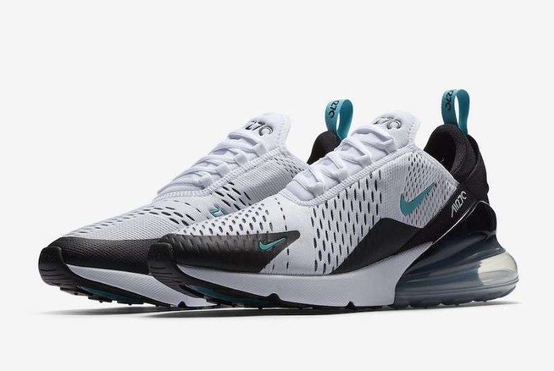 Nike Air Max 270 Dusty Cactus Férfi Futó Fehér/fekete/türkiz