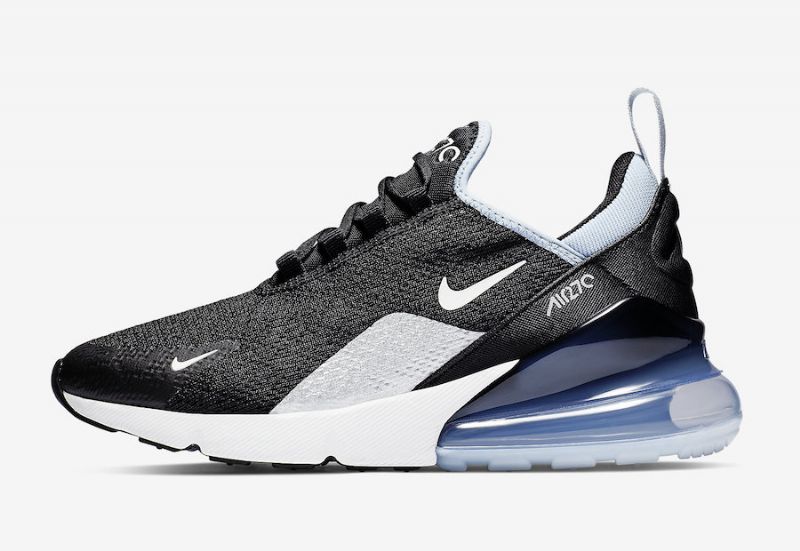 Nike Air Max 270 Elérhető Férfi / Női Futó Fekete / Summit Fehér / Alumínium