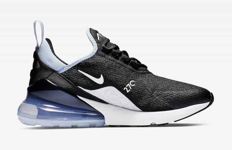 Nike Air Max 270 Elérhető Férfi / Női Futó Fekete / Summit Fehér / Alumínium