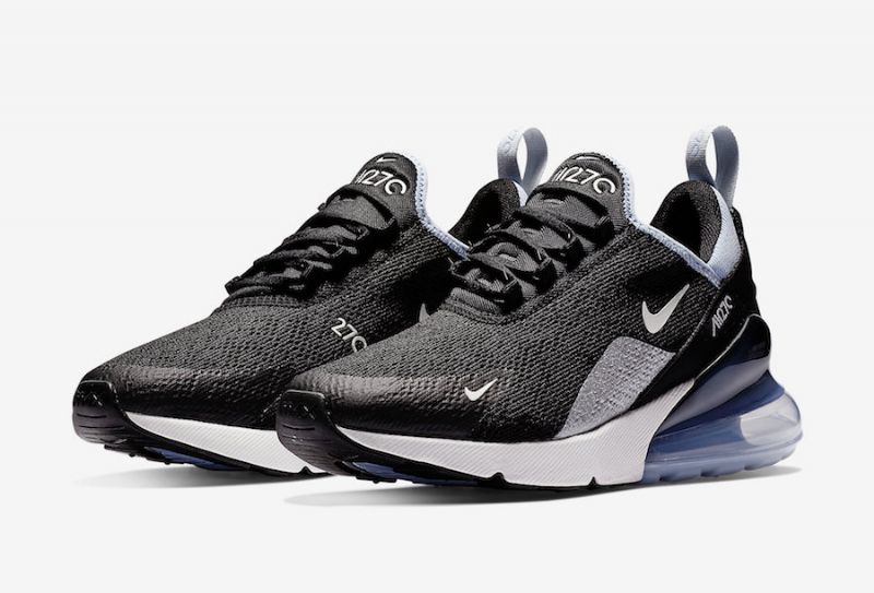 Nike Air Max 270 Elérhető Férfi / Női Futó Fekete / Summit Fehér / Alumínium