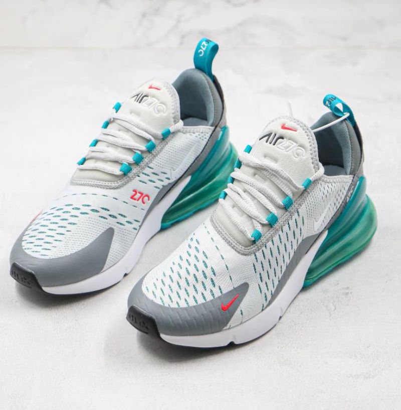 Nike Air Max 270 Fehér Lake Kék Férfi Futó Fehér/kék